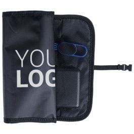 Techniktasche Johnny | Polyester | Aufrollbar - schwarz, Standardoption Techniktasche Johnny | Polyester | Aufrollbar - schwarz, Standardoption