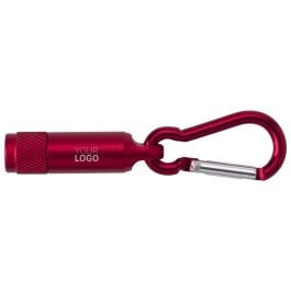 Mini-Taschenlampe aus Aluminium mit Karabiner Tracy Mini-Taschenlampe aus Aluminium mit Karabiner Tracy