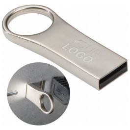 USB Stick aus Metall 8GB ROSEMARIE - grau USB Stick aus Metall 8GB ROSEMARIE - grau