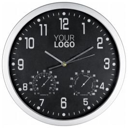 Wanduhr mit Hygro - und Thermometer MALCOLM Wanduhr mit Hygro - und Thermometer MALCOLM