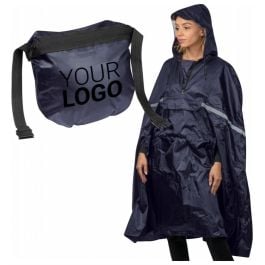 Regenponcho in Gürteltasche FAUSTO - dunkelblau Regenponcho in Gürteltasche FAUSTO - dunkelblau
