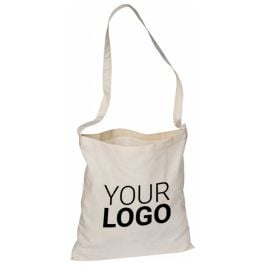 Baumwolltasche mit langem Henkel XAVER - weiss Baumwolltasche mit langem Henkel XAVER - weiss
