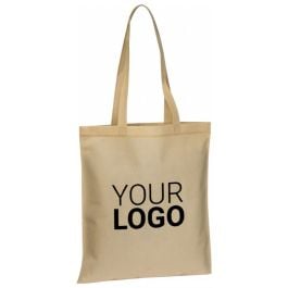 Non Woven Tasche mit langen Henkeln GIANLUCA - beige Non Woven Tasche mit langen Henkeln GIANLUCA - beige