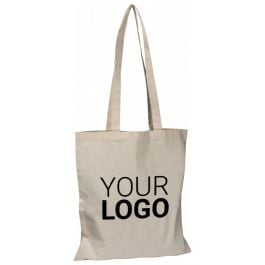 Baumwolltasche mit langen Henkeln 180g/m² GIULIA - beige Baumwolltasche mit langen Henkeln 180g/m² GIULIA - beige