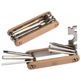 Fahrradwerkzeug mit Holzschalen ROBERTA - beige Fahrradwerkzeug mit Holzschalen ROBERTA - beige