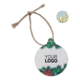 Weihnachtsschmuck Samenpapier - weiß Weihnachtsschmuck Samenpapier - weiß