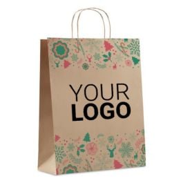 Geschenktüte, groß - beige Geschenktüte, groß - beige