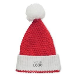Weihnachtliche Strickmütze - rot Weihnachtliche Strickmütze - rot