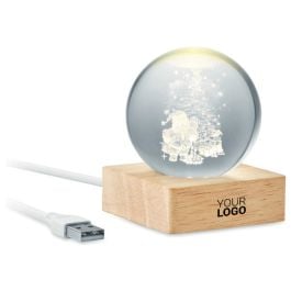 LED-Weihnachtskugel - holz LED-Weihnachtskugel - holz