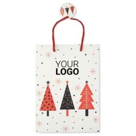 Geschenkpapiertüte, medium - weiß Geschenkpapiertüte, medium - weiß
