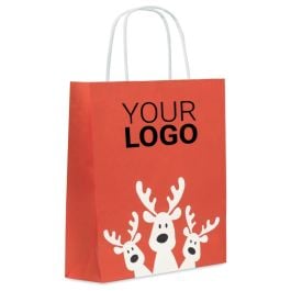Geschenkpapiertüte, klein - rot Geschenkpapiertüte, klein - rot