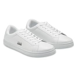 Sneakers aus PU Gr. 44 - weiß Sneakers aus PU Gr. 44 - weiß