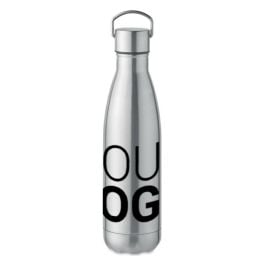 Doppelwandige Flasche 500 ml - mattsilber Doppelwandige Flasche 500 ml - mattsilber