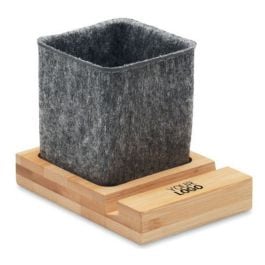 Stiftehalter RPET-Filz - holz Stiftehalter RPET-Filz - holz