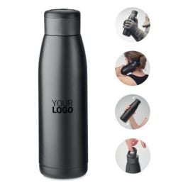 Doppelwandige Flasche 400 ml - schwarz Doppelwandige Flasche 400 ml - schwarz
