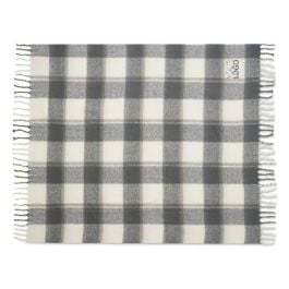 Karierte Mohair-Decke Karierte Mohair-Decke