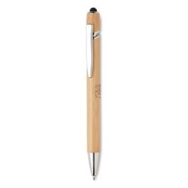 Druckkugelschreiber mit Stylus - holz Druckkugelschreiber mit Stylus - holz