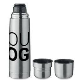 Flasche und Becher Set 3tlg. - mattsilber Flasche und Becher Set 3tlg. - mattsilber
