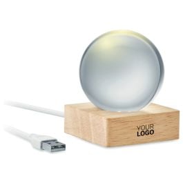 LED-Glaskugel - holz LED-Glaskugel - holz