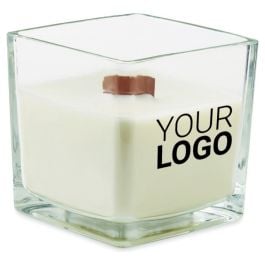 Kerze aus Pflanzenwachs 600g - transparent Kerze aus Pflanzenwachs 600g - transparent