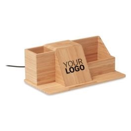 Induktiver Organizer 15W - holz Induktiver Organizer 15W - holz