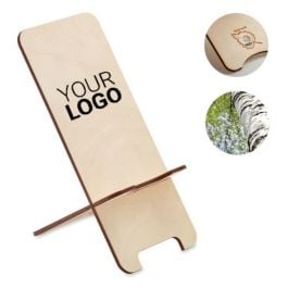 Smartphone Halter Birkenholz - holz Smartphone Halter Birkenholz - holz