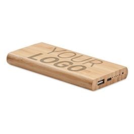 Powerbank mit Ladestation - holz Powerbank mit Ladestation - holz