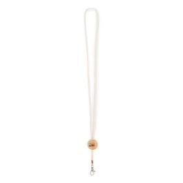 Lanyard mit Metallkarabiner - beige Lanyard mit Metallkarabiner - beige