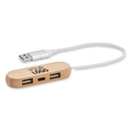 3 Port 2.0 USB Hub - holz 3 Port 2.0 USB Hub - holz