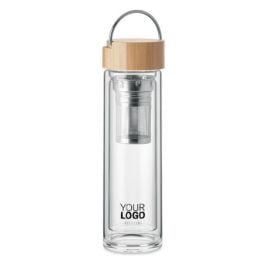 Trinkflasche Glas 400ml - transparent Trinkflasche Glas 400ml - transparent
