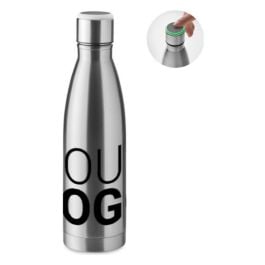 Doppelwandige Flasche 500 ml - mattsilber Doppelwandige Flasche 500 ml - mattsilber