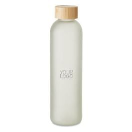 Glasflasche Subli 650ml - transparent weiß Glasflasche Subli 650ml - transparent weiß