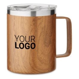Doppelwandiger Becher 300 ml - braun Doppelwandiger Becher 300 ml - braun