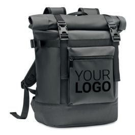 Rolltop-Rucksack 50C-Plane - schwarz