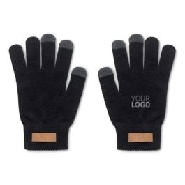 Touchscreen Handschuhe RPET - schwarz Touchscreen Handschuhe RPET - schwarz