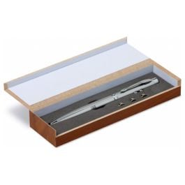 Laserpointer mit Touchpen - silber Laserpointer mit Touchpen - silber