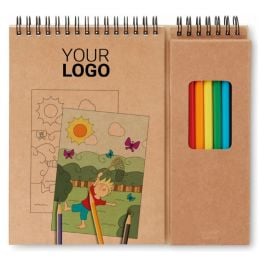 Malset mit 8 Buntstiften - beige Malset mit 8 Buntstiften - beige