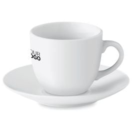 Espresso Tasse und Untertasse - weiß Espresso Tasse und Untertasse - weiß