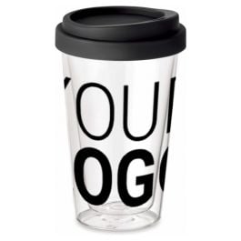 Borosilikat Trinkglas 350ml - schwarz Borosilikat Trinkglas 350ml - schwarz