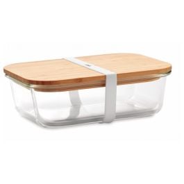 Lunchbox Glas mit Bambus - transparent Lunchbox Glas mit Bambus - transparent