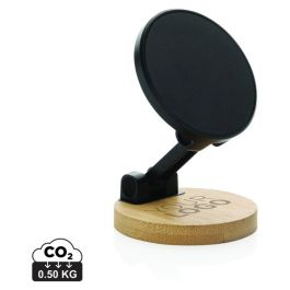 Magmount Telefonständer aus RCS rec. Kunststoff und Bambus - schwarz/ braun Magmount Telefonständer aus RCS rec. Kunststoff und Bambus - schwarz/ braun