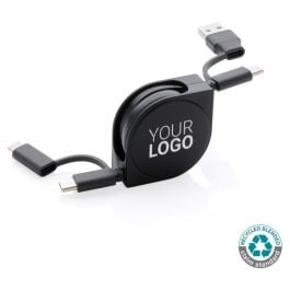 6-in-1 Kabel aus TPE und RCS Standard recyceltem Kunststoff 6-in-1 Kabel aus TPE und RCS Standard recyceltem Kunststoff