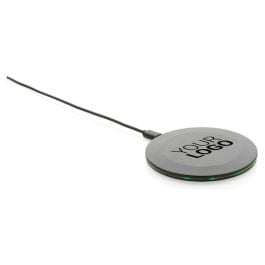 15W-Wireless-Fast-Charger aus recyceltem RCS-Kunststoff 15W-Wireless-Fast-Charger aus recyceltem RCS-Kunststoff