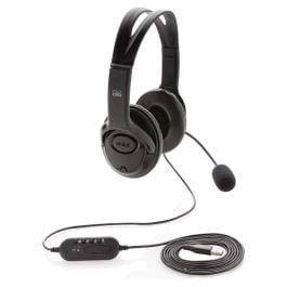 Over-Ear Headset mit Kabel - schwarz Over-Ear Headset mit Kabel - schwarz