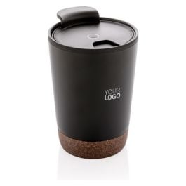 GRS rPP Edelstahl-Kaffeebecher mit Kork GRS rPP Edelstahl-Kaffeebecher mit Kork