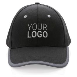 Impact AWARE™ 280gr Brushed rCotton 6 Panel Kontrast-Cap Impact AWARE™ 280gr Brushed rCotton 6 Panel Kontrast-Cap