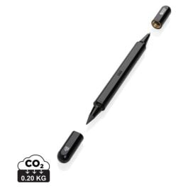 Swiss Peak Storm Dual-Tip-Pen aus RCS recyceltem Aluminum - schwarz Swiss Peak Storm Dual-Tip-Pen aus RCS recyceltem Aluminum - schwarz