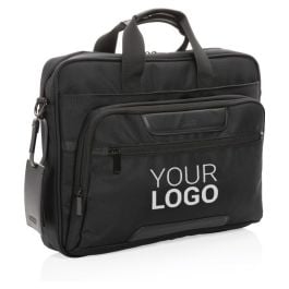 Swiss Peak AWARE™ RPET Voyager 15.6' Laptop-Tasche - schwarz