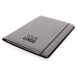 A4 Portfolio aus PU - grau A4 Portfolio aus PU - grau