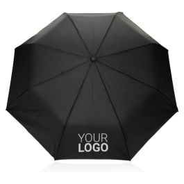 Kaycey 21“ Auto-Open Mini-Regenschirm aus AWARE™ rPET Kaycey 21“ Auto-Open Mini-Regenschirm aus AWARE™ rPET